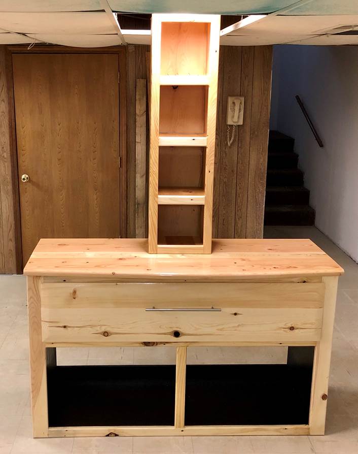 Another Engineer Obsess—err, Hobby: Woodworking with Russell Motes 11 Table with shelf