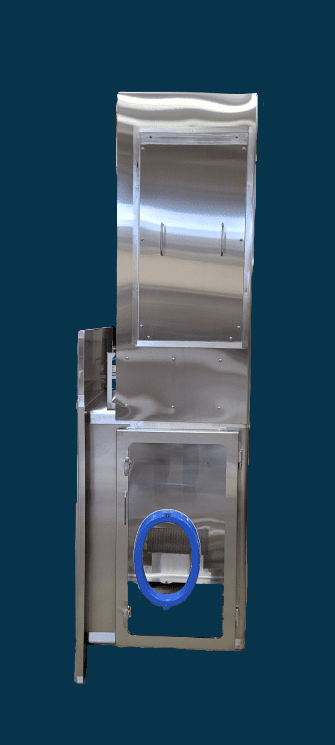 pass through container